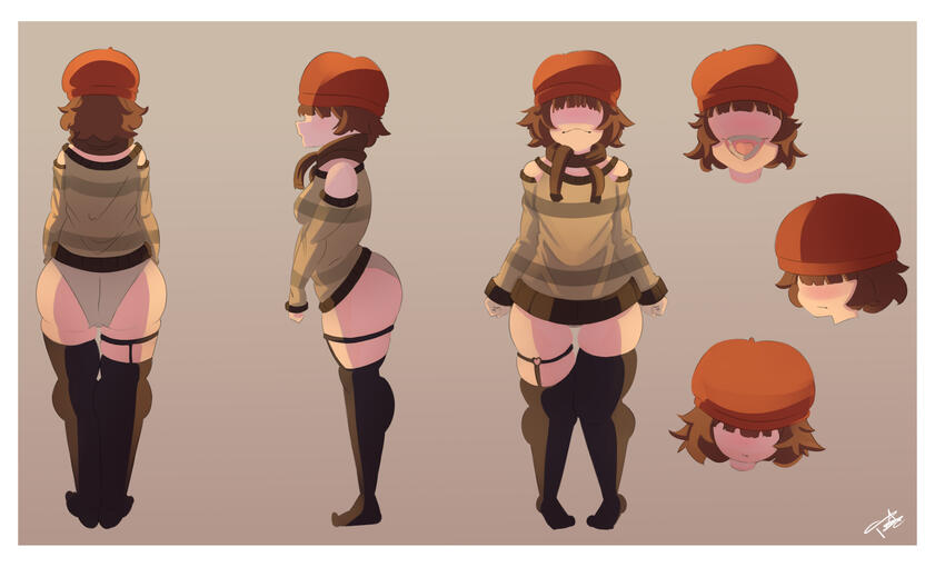 Reference Sheet Roblox OC (Comm for Jagg3d)